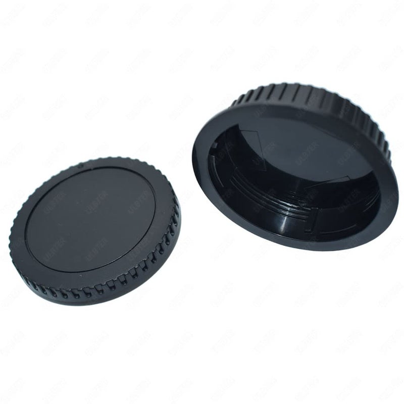 ULBTER Front Body Cap and Rear Lens Cap Cover for Canon EOS EF/EF-S Lens for Rebel T7 T6 T5 T8i T7i T6i SL3 SL2 T6S,5D Mark IV/III/II, 6D Mark II/I, EOS 90D/80D 77D 70D, 7D Mark II, 1D X Mark II - Image 2